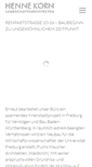 Mobile Screenshot of hennekorn.de